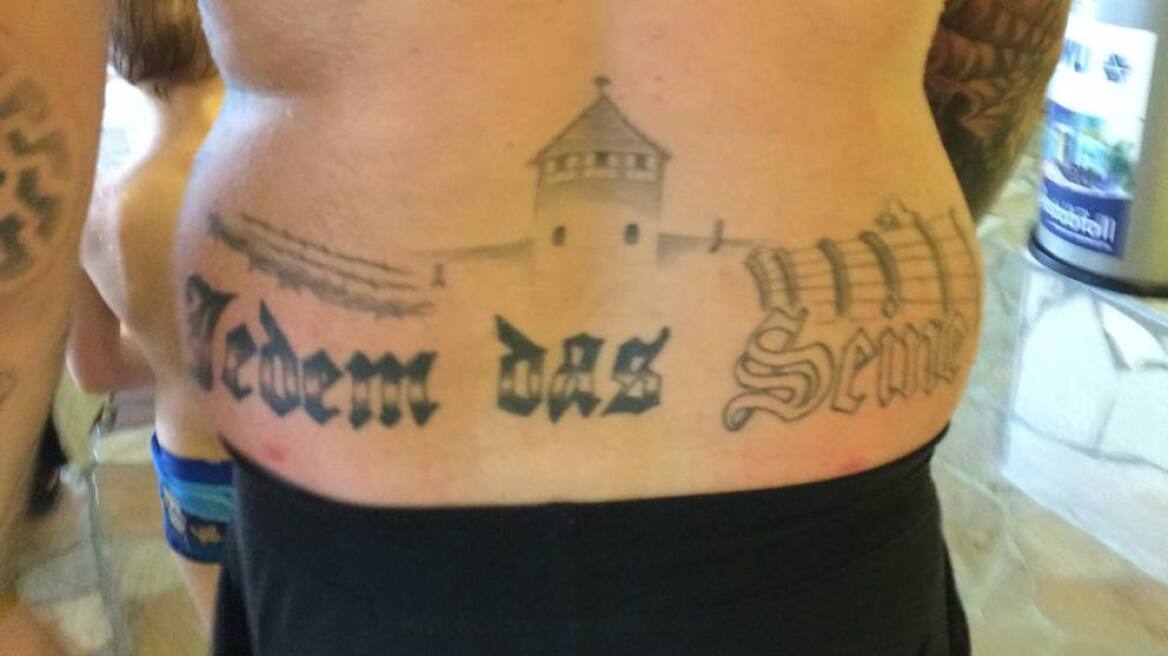 Γερμανός ακροδεξιός φυλακίστηκε για ναζιστικό τατουάζ που έχει στην πλάτη 