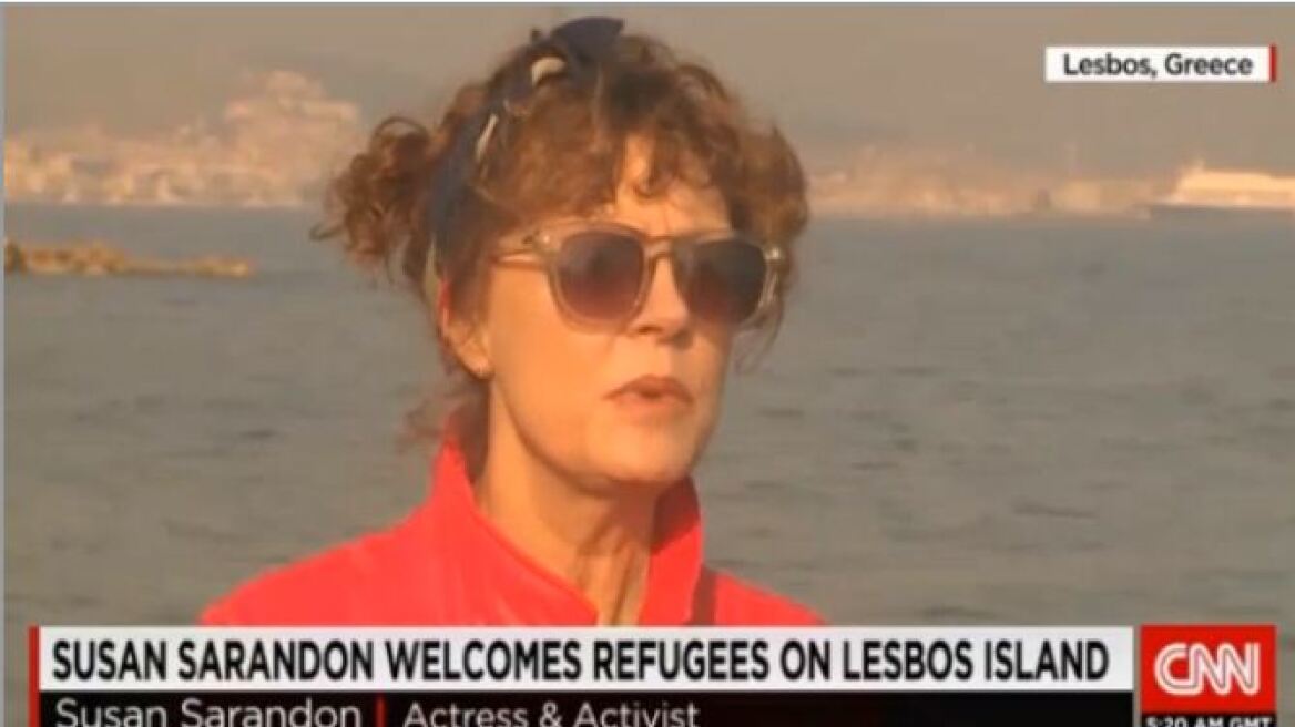 Σούζαν Σάραντον: Ήρθα στην Λέσβο να τιμήσω τους προγόνους μου 