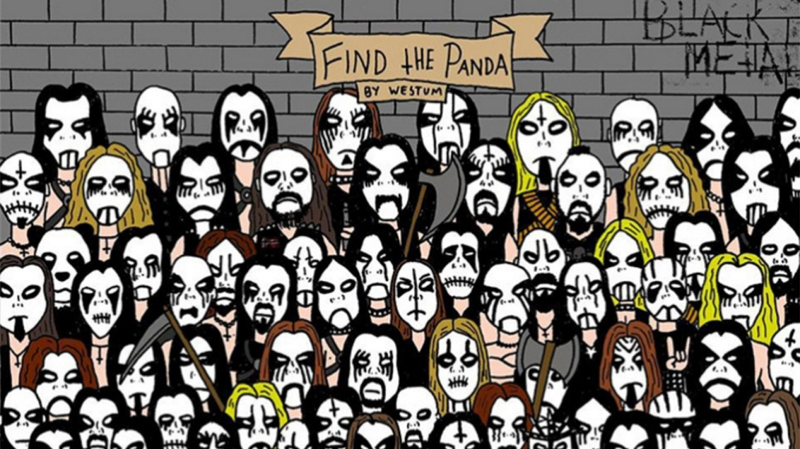 Viral copy cat: Can you spot the panda among this lot of hellraisers?