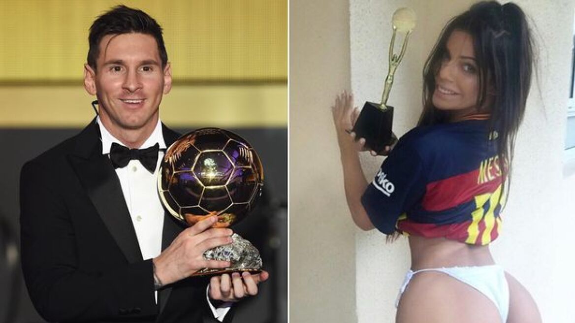 Miss BumBum Brazil congratulates Lionel Messi