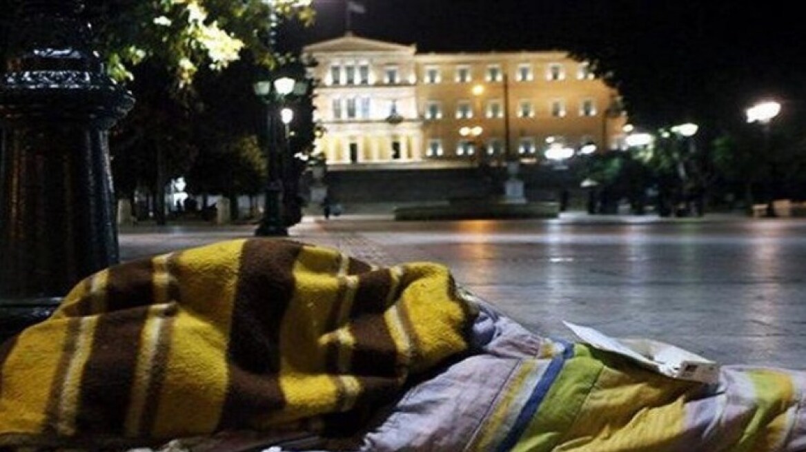 Δεκαέξι άστεγοι σε θερμαινόμενους χώρους του Δήμου Αθηναίων λόγω κακοκαιρίας 