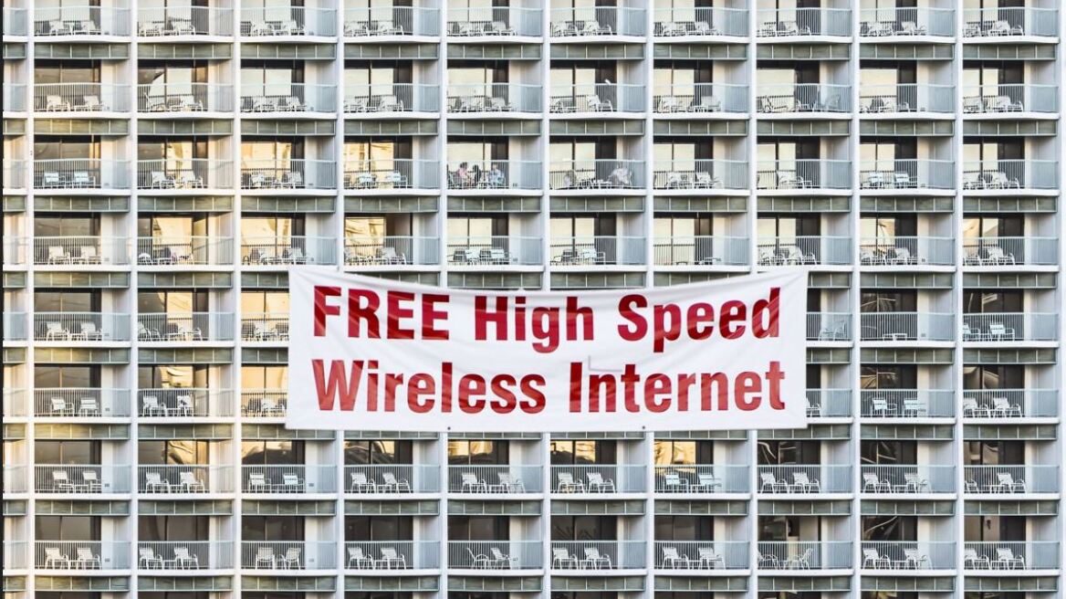Δωρεάν Wi-Fi: Στην κορυφή της λίστας των απαιτήσεων των ταξιδιωτών από ένα ξενοδοχείο