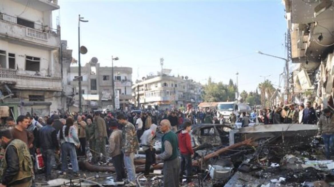 Συρία: 22 νεκροί από διπλή βομβιστική επίθεση στην πόλη Χομς 