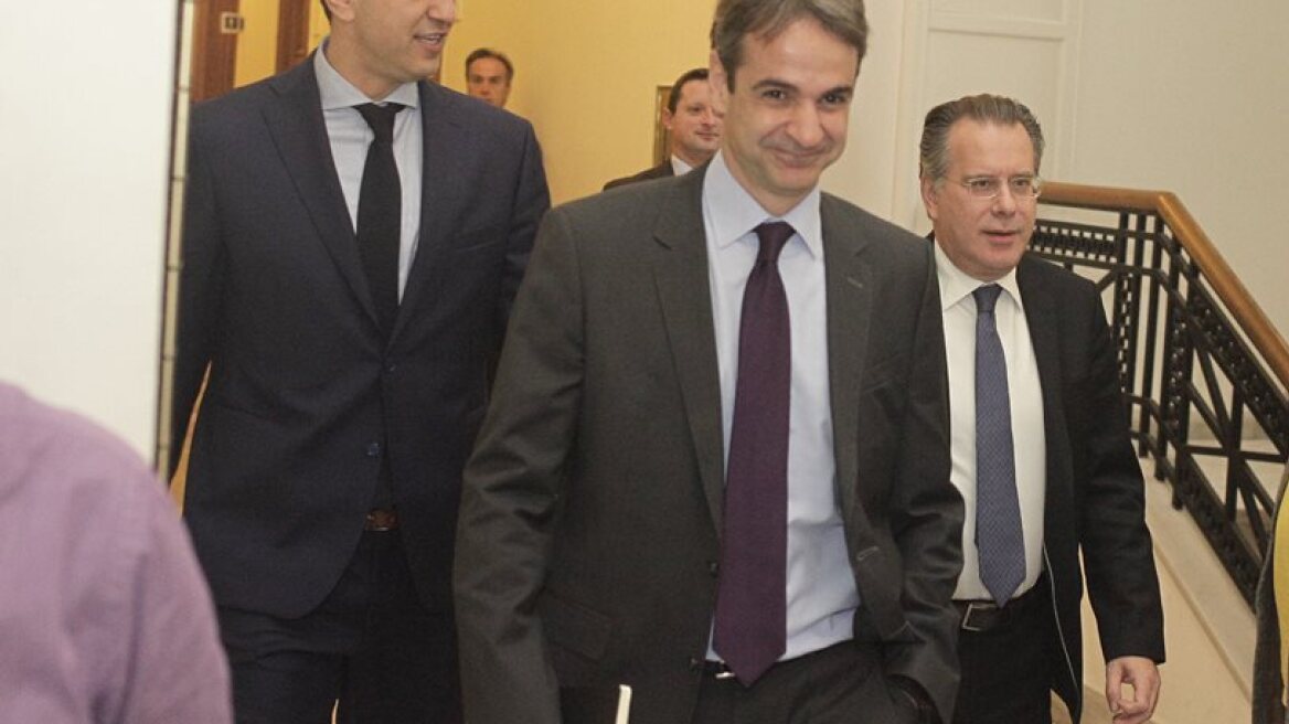 Alt Migration Min Mouzalas meets with ND leader Mitsotakis