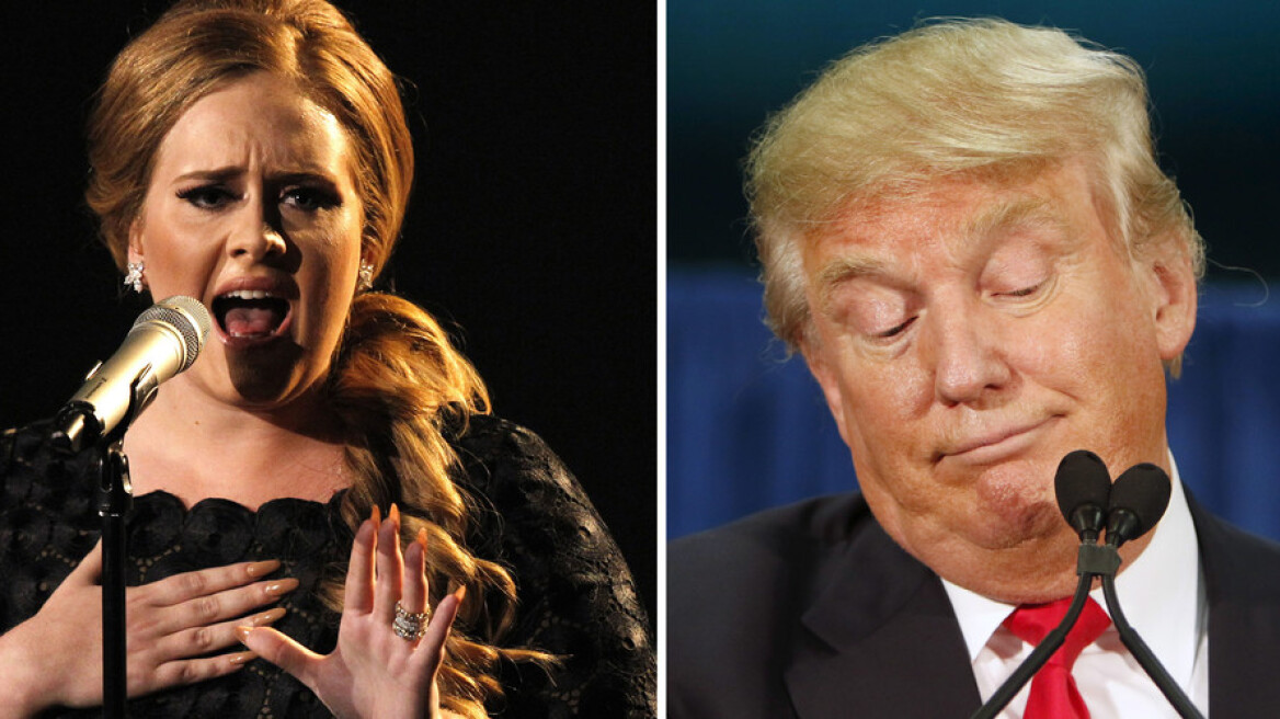 Adele σε Trump: Δεν έχεις την άδειά μου να χρησιμοποιείς τα τραγούδια μου