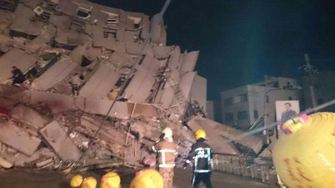 Σεισμός 6,4 Ρίχτερ στην Ταϊβάν - Μεγάλες ζημιές και φόβοι για θύματα