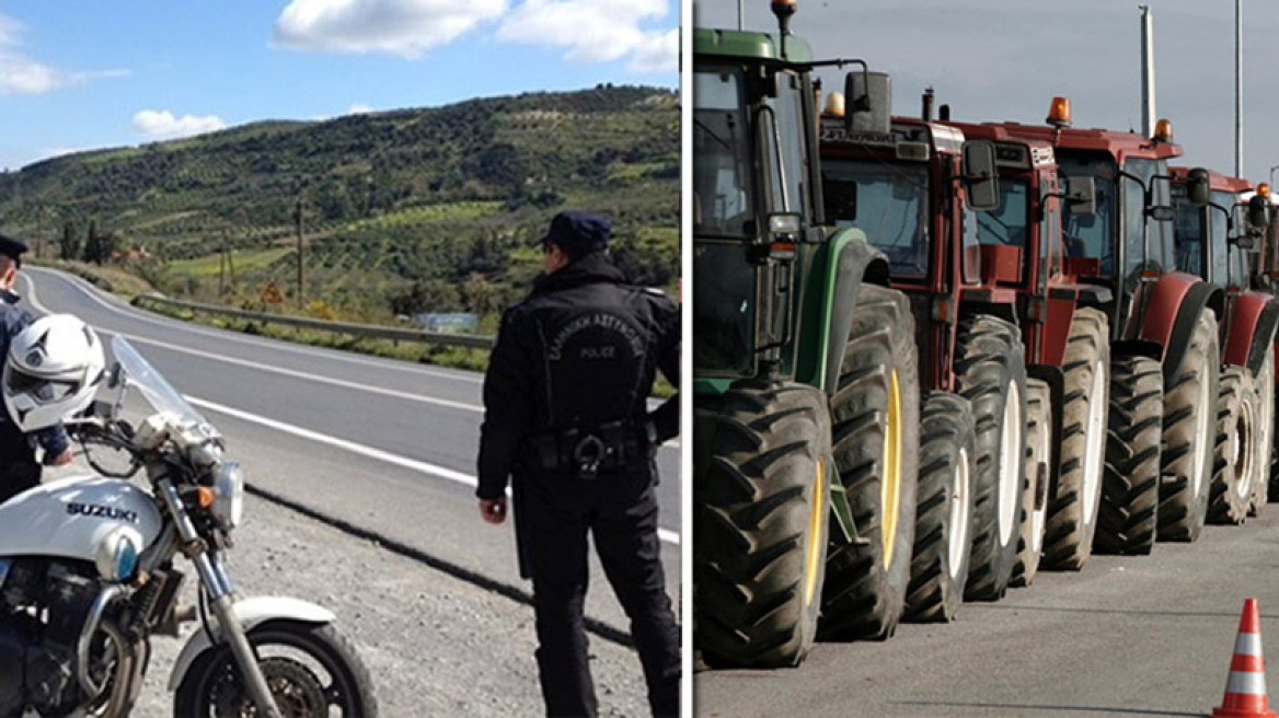 Η ΕΛ.ΑΣ. σχεδιάζει αποκλεισμό των τρακτέρ χωρίς τους αστυνομικούς που δεν θέλουν αντιπαράθεση με τους αγρότες