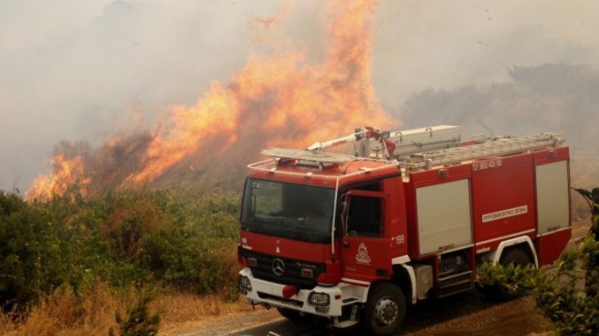Μεσσηνία: Σε εξέλιξη μεγάλη φωτιά στην ορεινή Τριφυλία