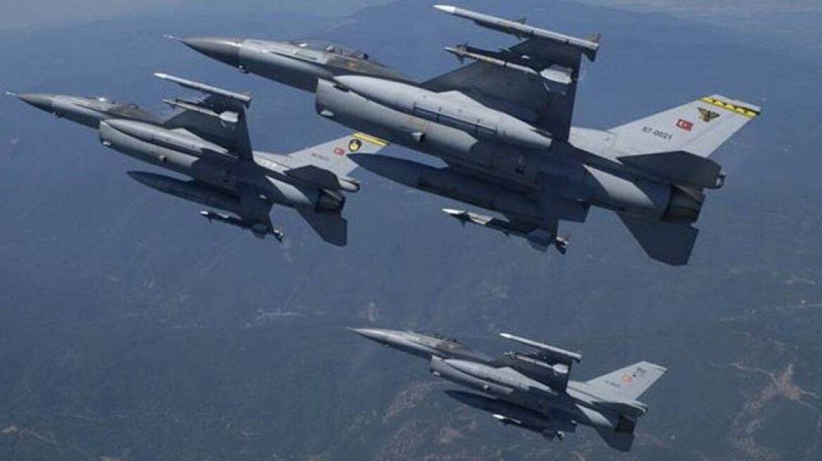 «Κύμα» παραβιάσεων του εθνικού εναέριου χώρου από τουρκικά αεροσκάφη