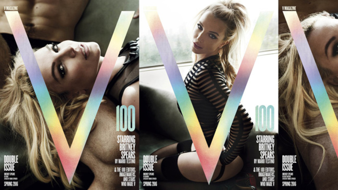 Όλη η σέξι φωτογράφιση της Britney Spears στο V magazine