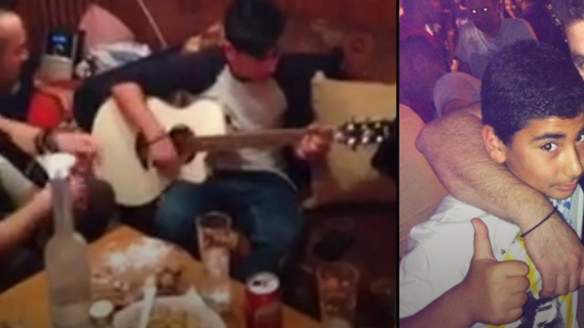 Pantelidis’ younger brother plays the guitar and sings his brother’s hit (vid)