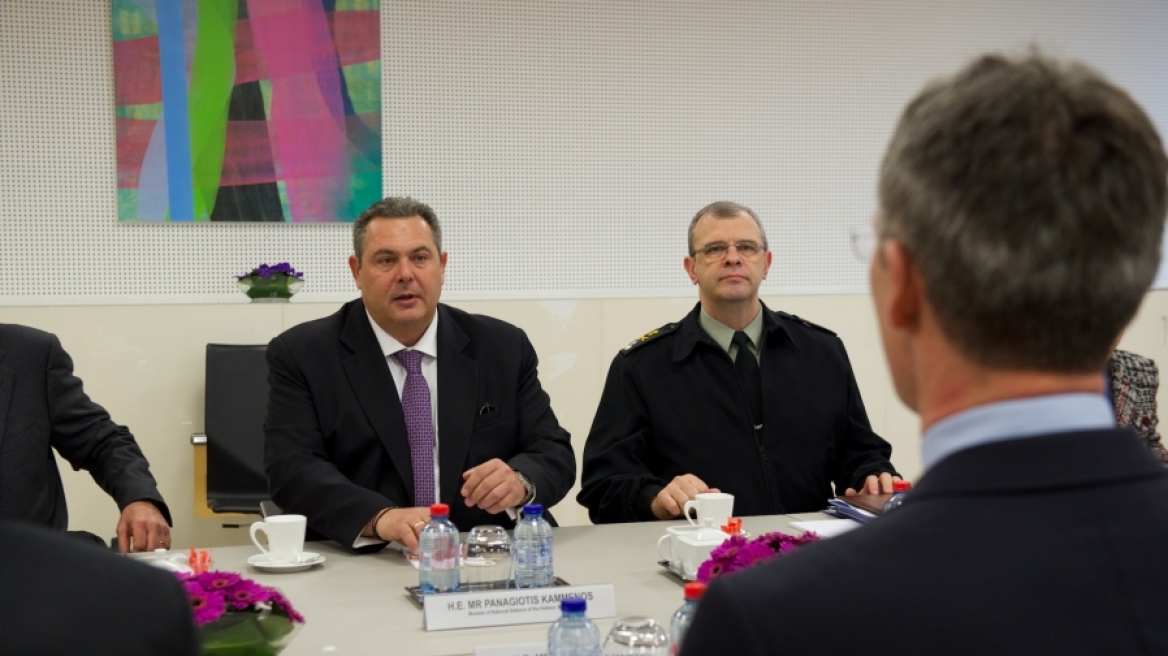 Υπουργείο Άμυνας: «Αποδεκτές οι ελληνικές θέσεις» στη συνάντηση Καμμένου-Στόλτενμπεργκ