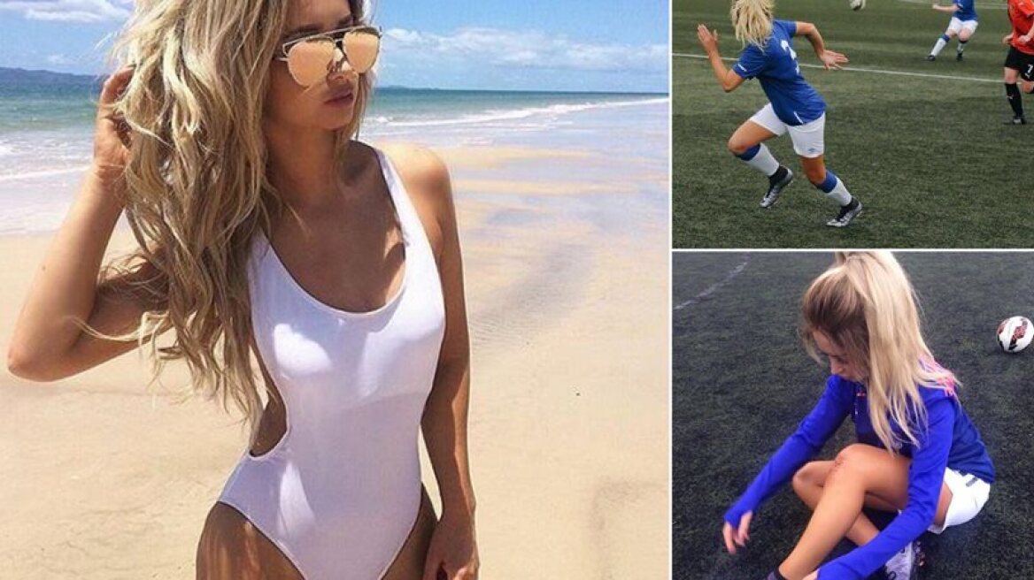 Football is sexy. Meet Everton player Laura (hot pics+twerk vine)