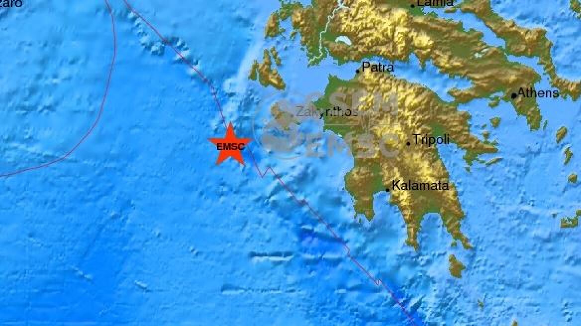 Ισχυρός σεισμός 5,2 Ρίχτερ ταρακούνησε τη Ζάκυνθο