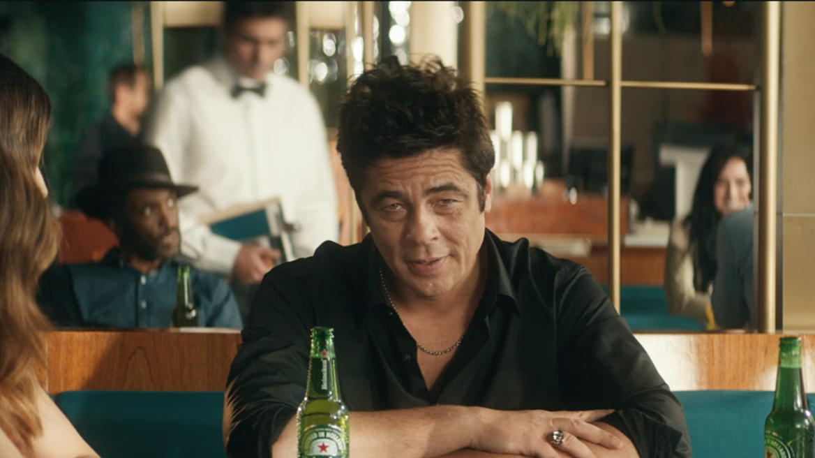 Watch Benicio Del Toro in new Heineken’s spots