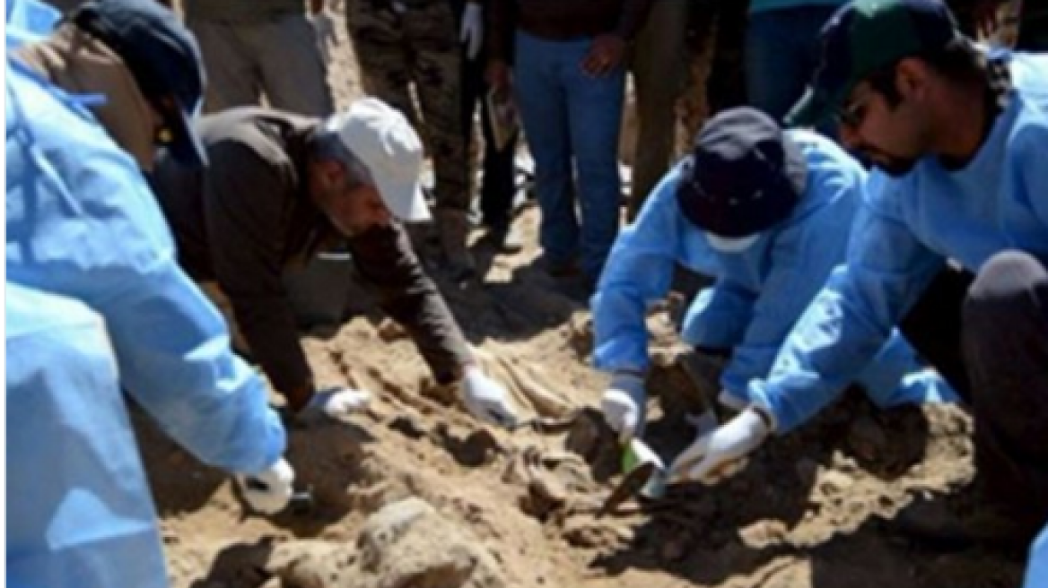 Ανακαλύφθηκε μαζικός τάφος με σορούς γυναικών και παιδιών στην Παλμύρα