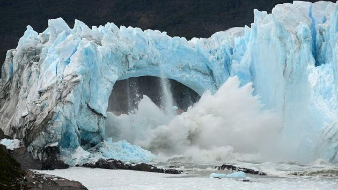 Amazing video: Glacier’s ice bridge collapses in Argentina