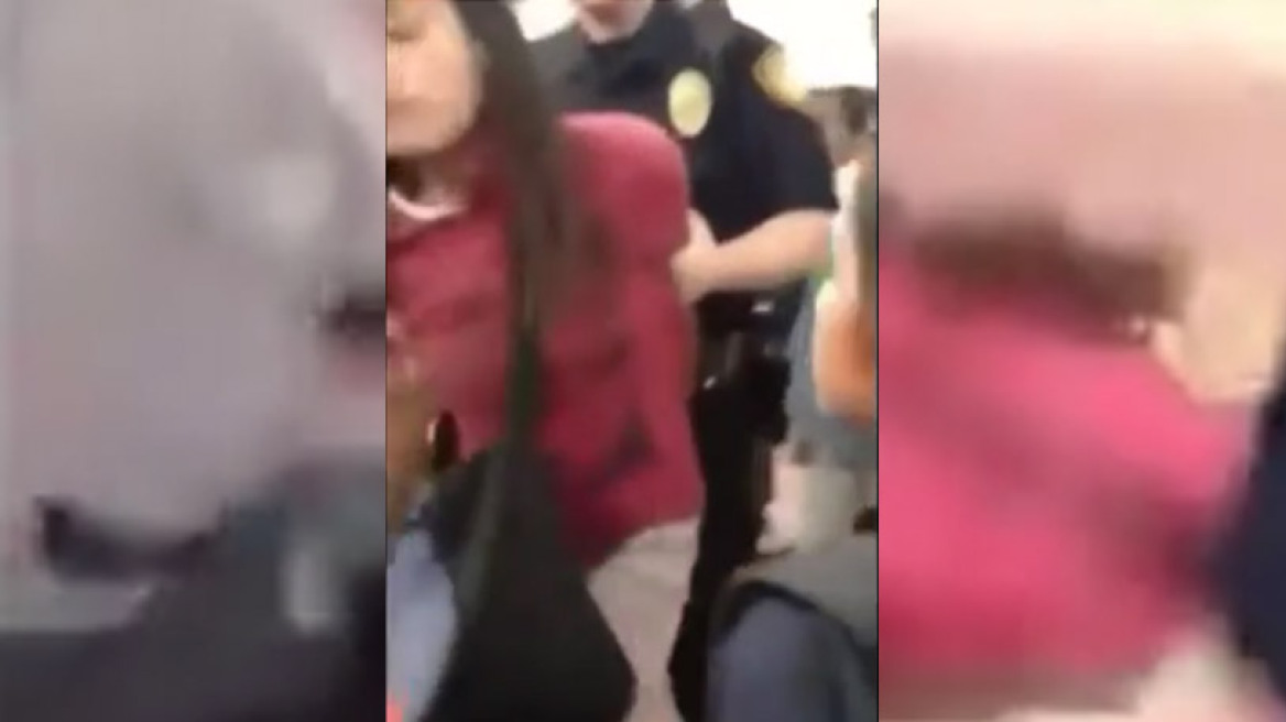Βίντεο σοκ: Αστυνομικός χτυπά βίαια στο έδαφος 12χρονη μαθήτρια