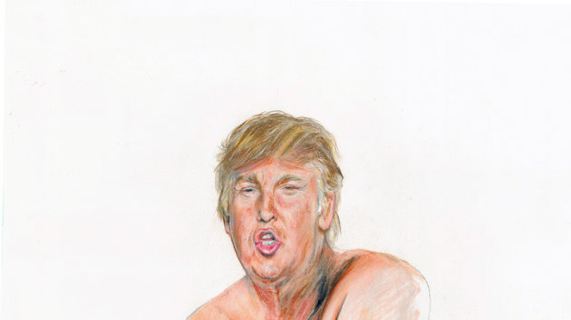 Πίνακας-«σκάνδαλο» για τον Τραμπ και το... μόριό του