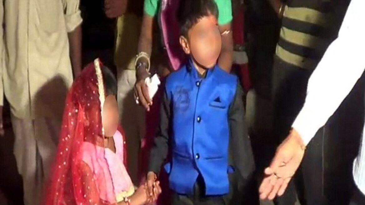 Βίντεο: Απίστευτες σκηνές από 5χρονες «νύφες» σε παιδικούς γάμους στην Ινδία!