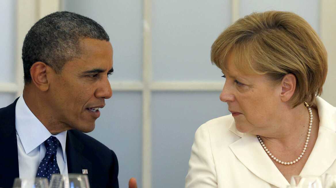 Ομπάμα σε Μέρκελ: ΕΕ και ΔΝΤ πρέπει να συνεργαστούν με την ελληνική κυβέρνηση