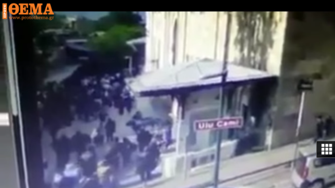 Camera records suicide bombing in Turkey (video)