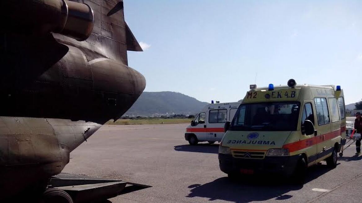 Ηράκλειο: Ελικόπτερο του στρατού σώζει μωράκι τεσσάρων μηνών