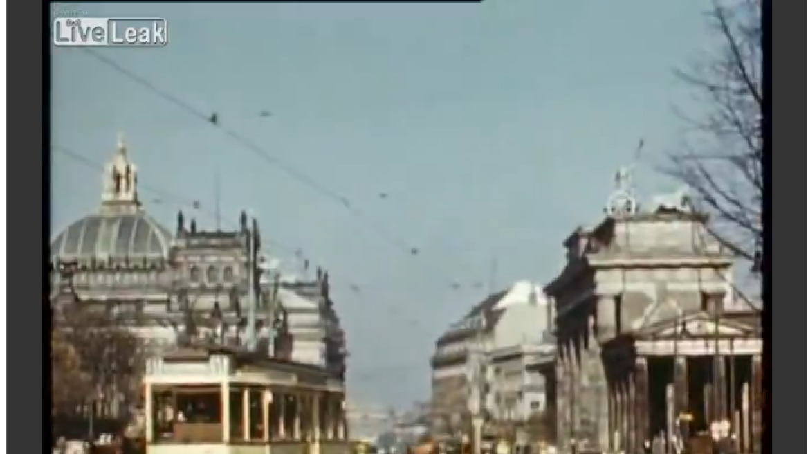 Rare 1936 coloured video from Berlin (video)