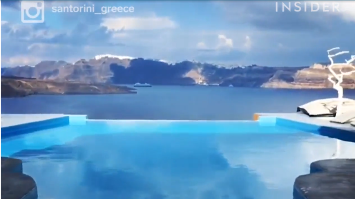 Business Insider: Greek hotel in Santorini cliff ultimate getaway! (video!)