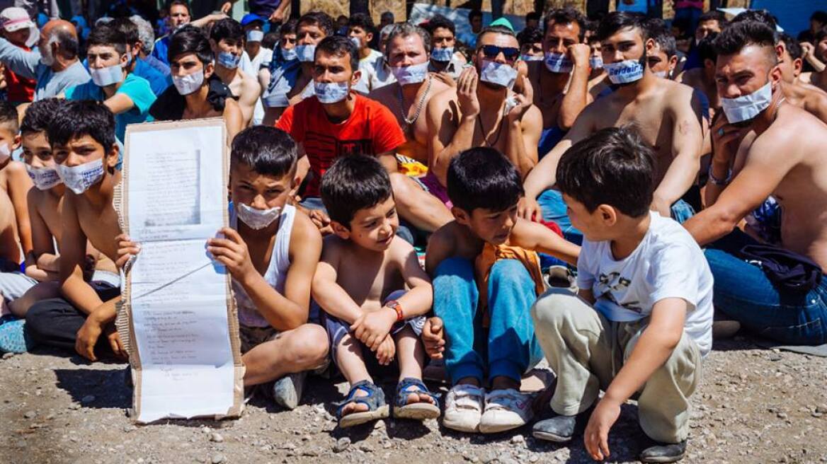 Σε απεργία πείνας μετανάστες σε Σχιστό και Χίο 