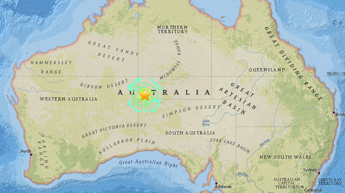 Σεισμική δόνηση 6,2 Ρίχτερ στην Αυστραλία