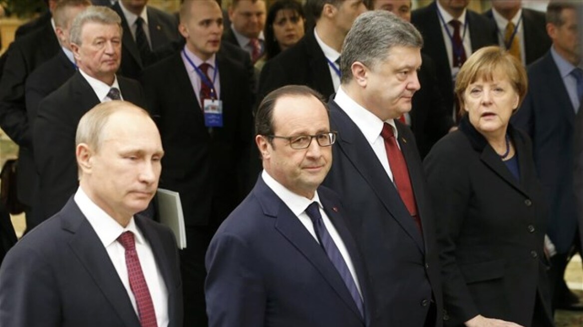 Τηλεφώνημα Πούτιν, Μέρκελ, Ολάντ και Ποροσένκο για την Ουκρανία