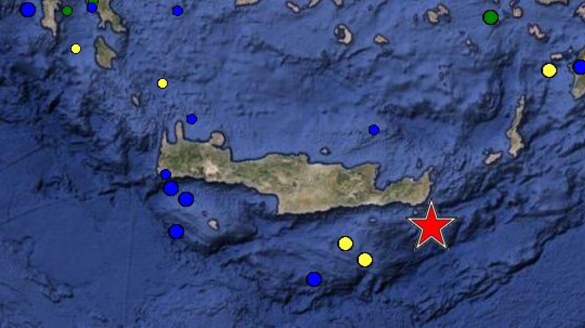 Σεισμός 5,5 Ρίχτερ ταρακούνησε την Κρήτη 