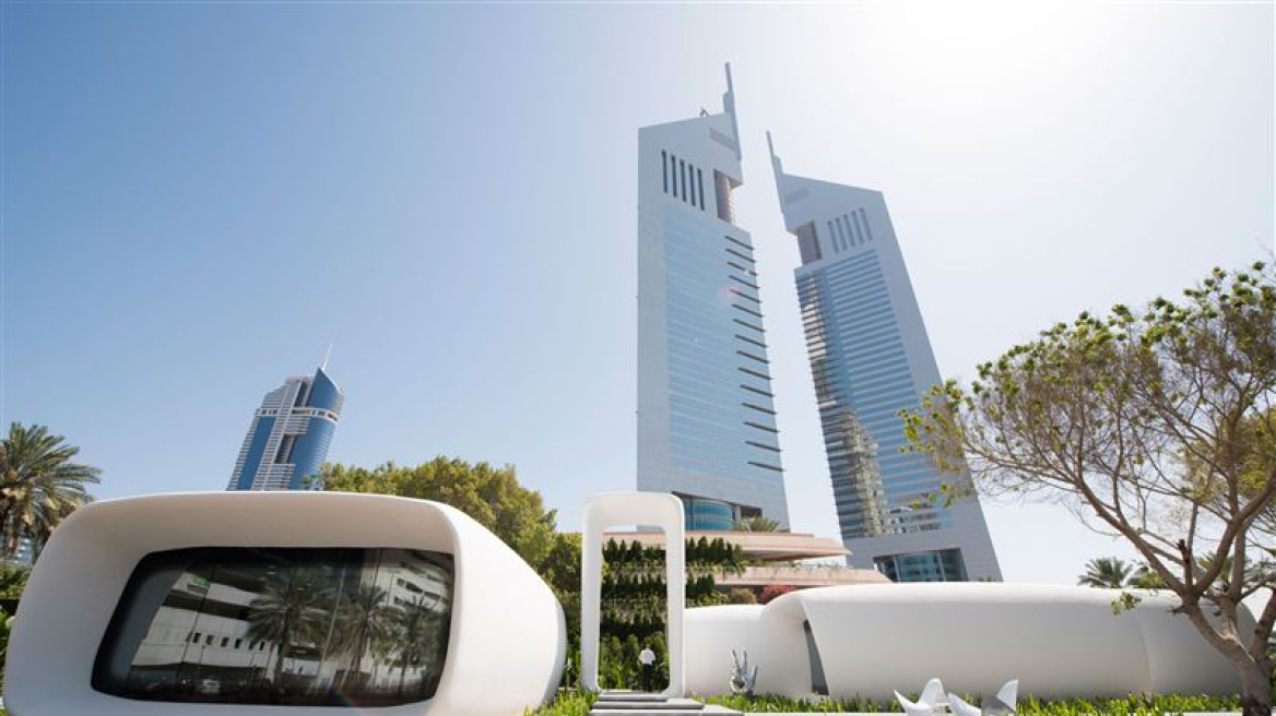 Δείτε το πρώτο κτήριο στο Ντουμπάι που κατασκευάστηκε εξ ολοκλήρου από εκτυπωτή 3D