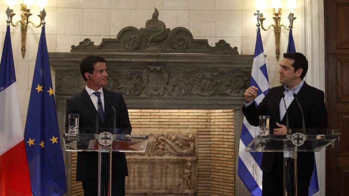 Tsipras comment to French PM Valls at press conference misses mark