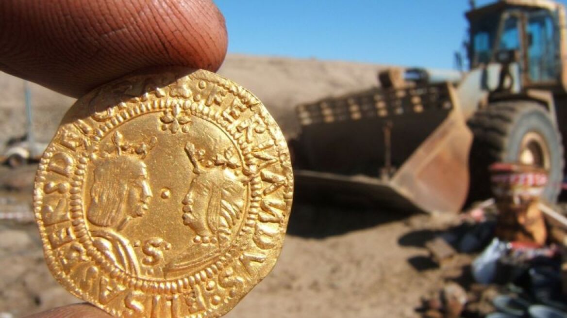Απίστευτο: Βρέθηκε ναυάγιο στην... έρημο με νομίσματα αξίας 14,5 εκατ. ευρώ!