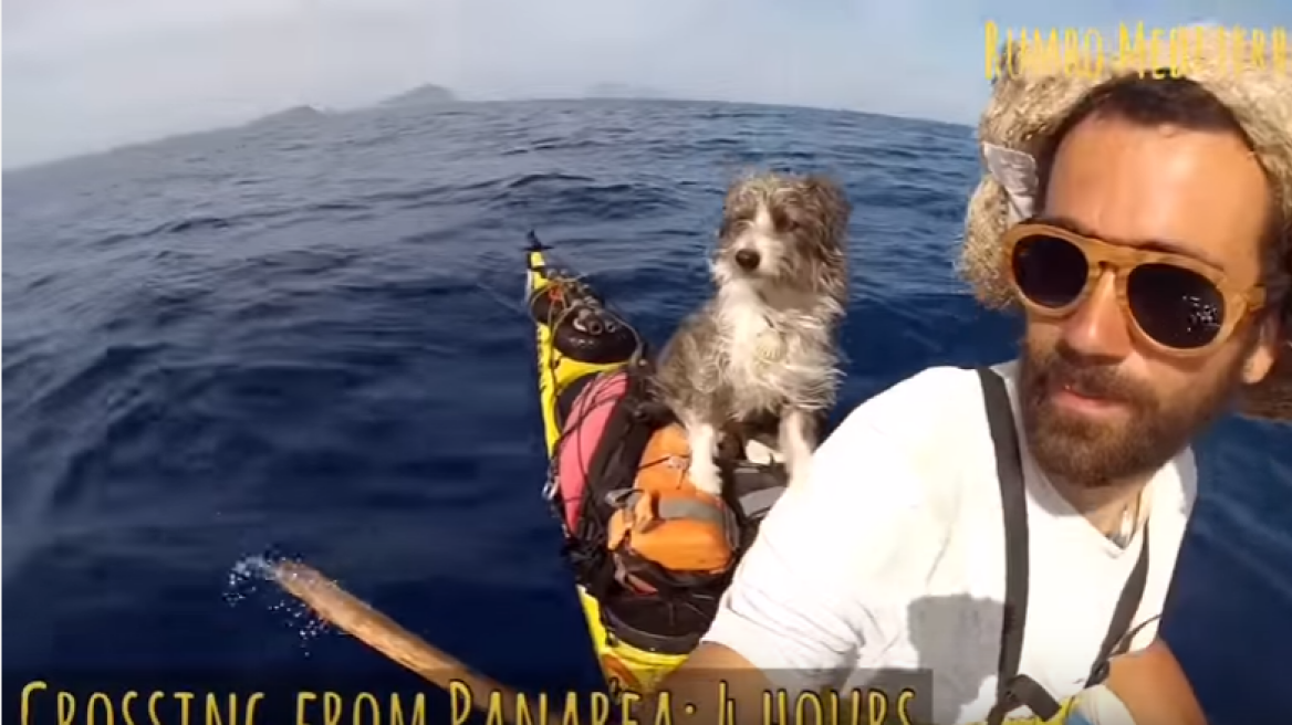 Meet the dog that travels in a Kayak (video)