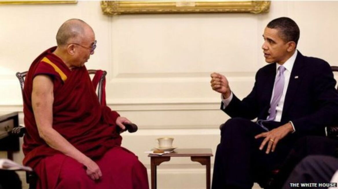Ο Ομπάμα υποδέχτηκε τον Δαλάι Λάμα στον Λευκό Οίκο
