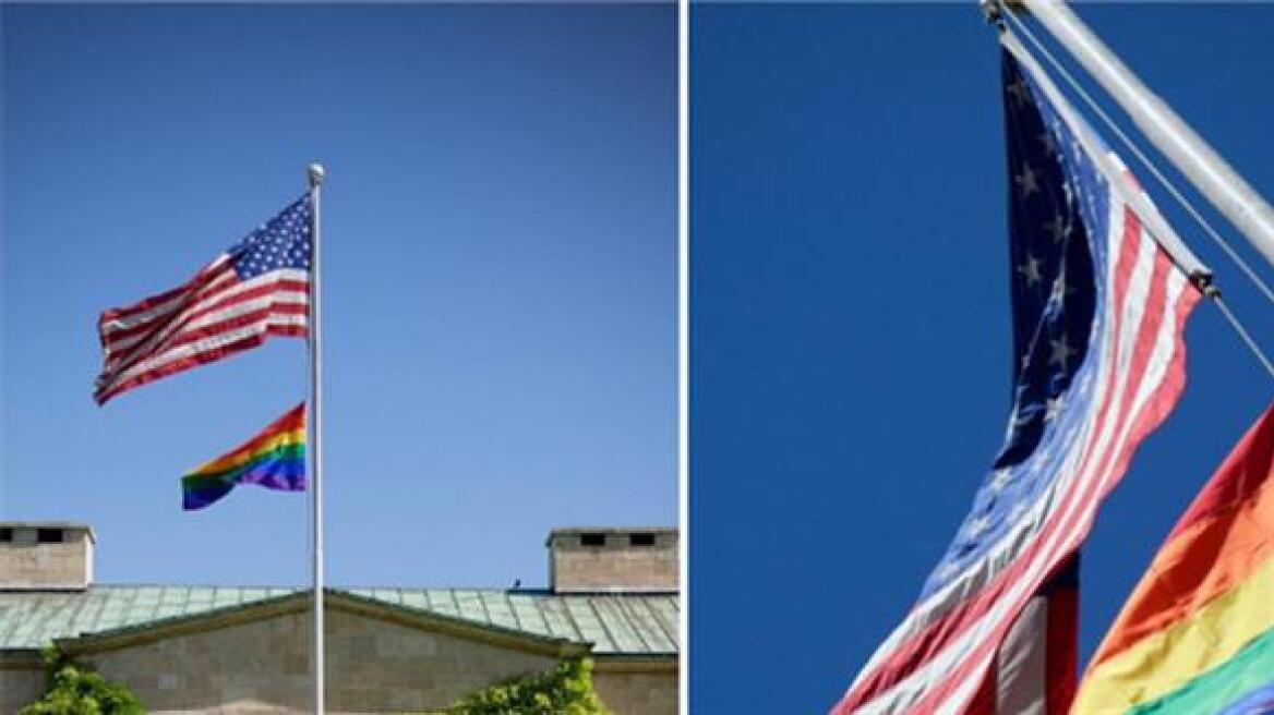 Η πρεσβεία των ΗΠΑ στην Άγκυρα ύψωσε την σημαία των LGBT