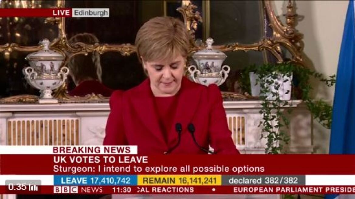 Σκωτία: Ετοιμη για νέο δημοψήφισμα για ανεξαρτησία και παραμονή στην ΕΕ 