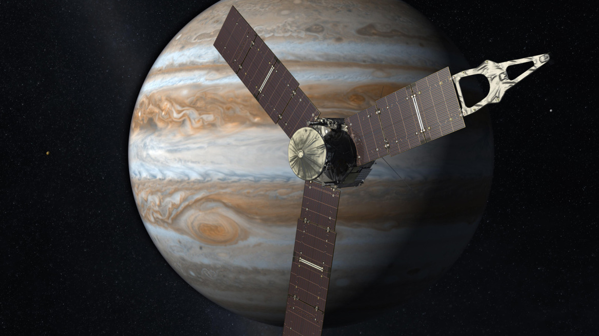  Εγραψε ιστορία: Το Juno της NASA μπήκε στην τροχιά του Δία