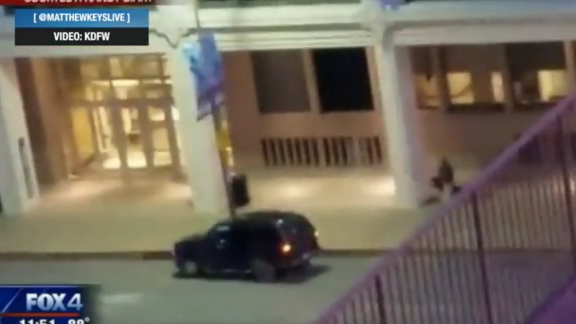 Video of gunman shooting police officer in the back (disturbing footage)