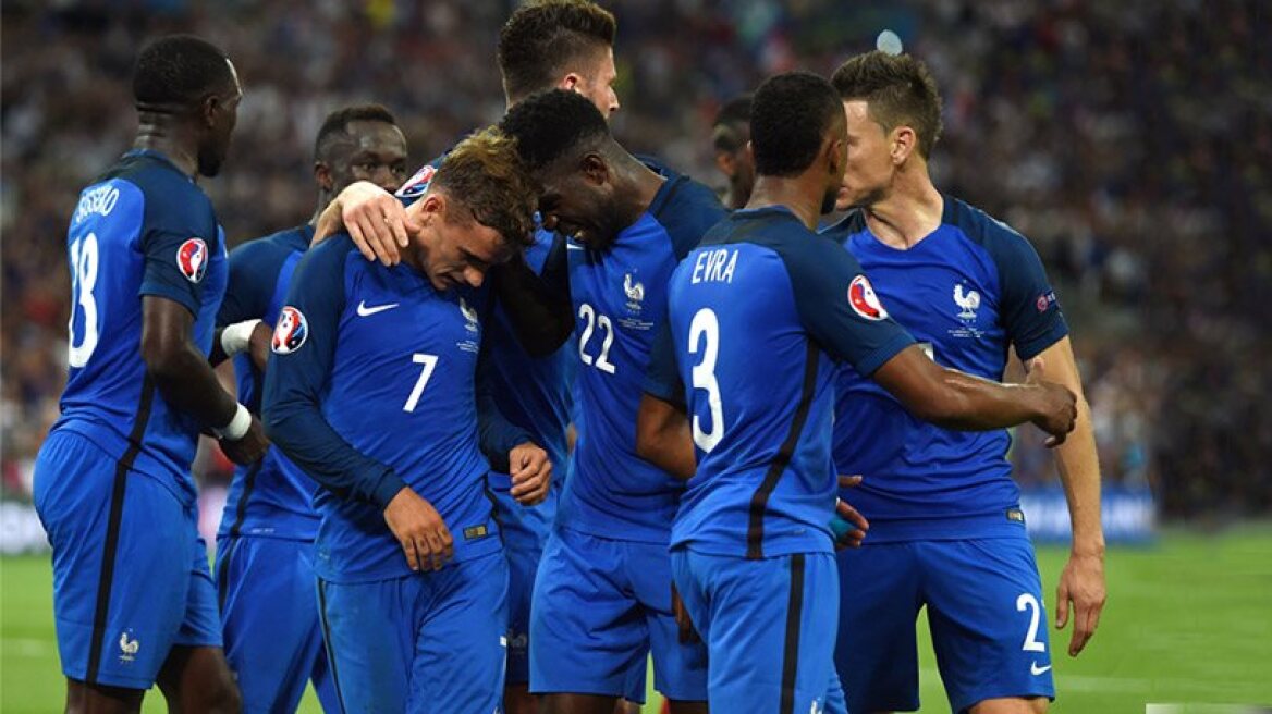 France beat Germany 2-0 to make the Euro2016 final