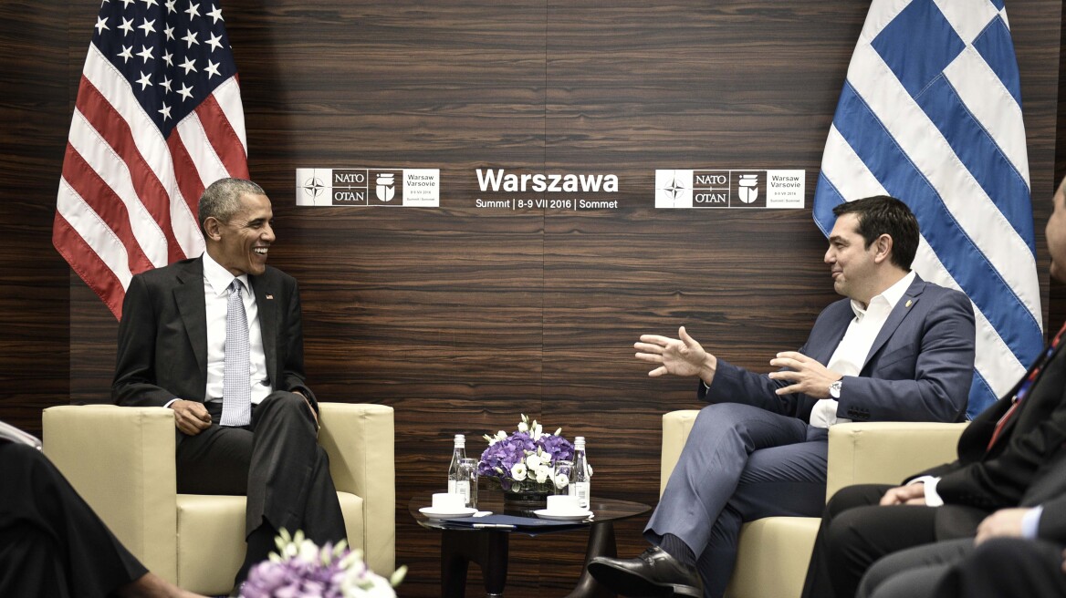 Φωτογραφίες: Μίση ώρα η συνάντηση Ομπάμα-Τσίπρα στη Βαρσοβία