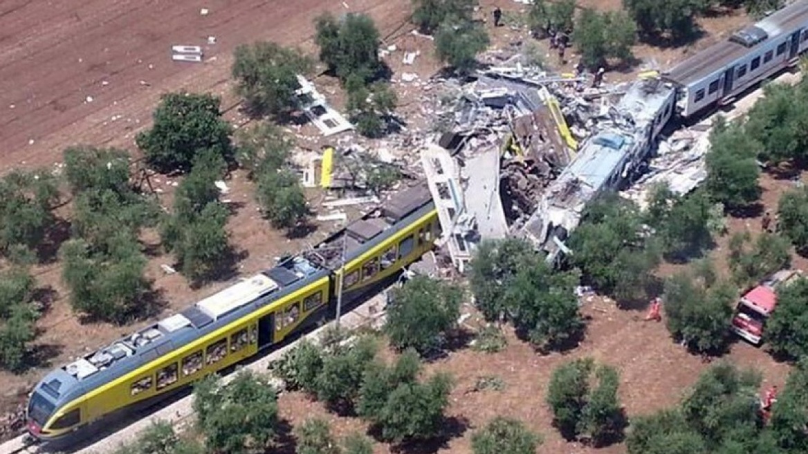 Τουλάχιστον 23 νεκροί σε σιδηροδρομικό δυστύχημα στην Ιταλία