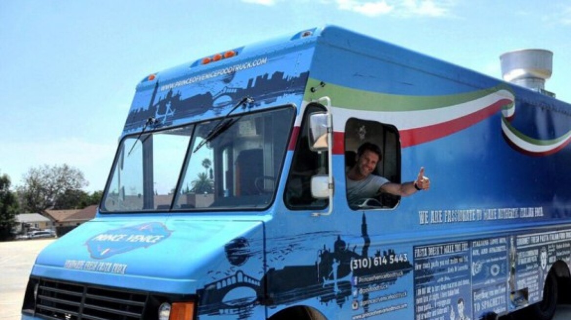 «Ο πρίγκηπας της Βενετίας» οδηγεί το δικό του food truck