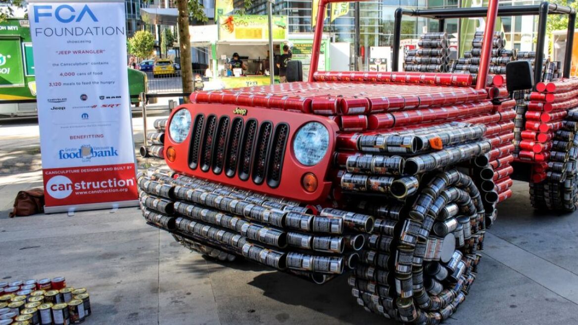 Jeep Wrangler από κουτάκια κονσέρβας 