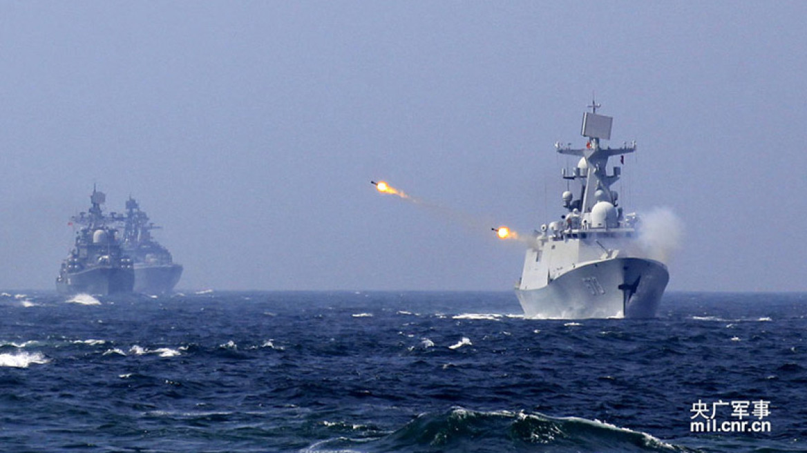 Στρατιωτικά γυμνάσια Κίνας-Ρωσίας στη Νότια Σινική Θάλασσα