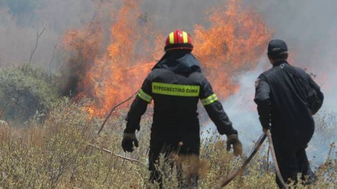 Πυρκαγιά στα Σαχτούρια Ρεθύμνου