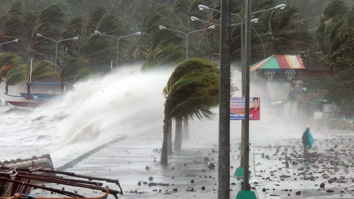 Σε συναγερμό η Κίνα εν αναμονή του τυφώνα Νίντα